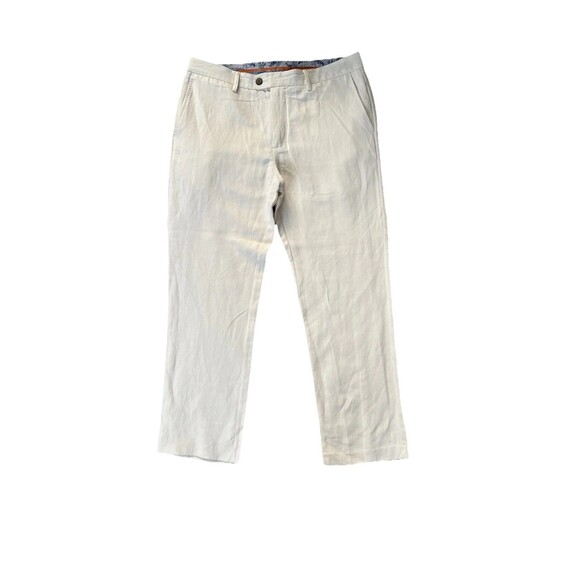 Tommy Bahama Other - Tommy Bahama Silk Linen Blend Pants Size 34 x 30 Off White